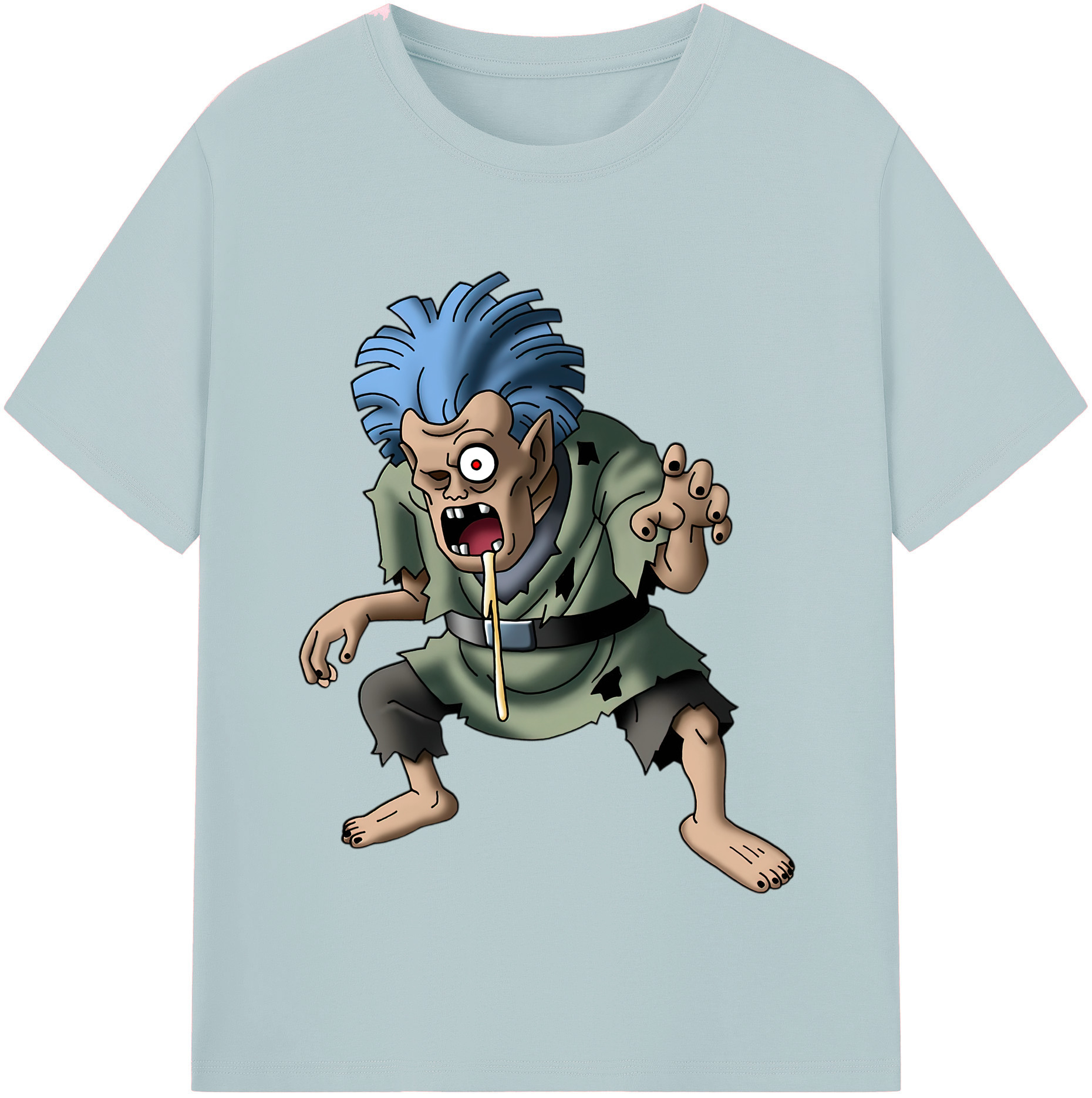（画像用） ドラゴンクエスト Doragon Kuesuto Dragon Quest 綿100％半袖Tシャツ（フロントプリント）